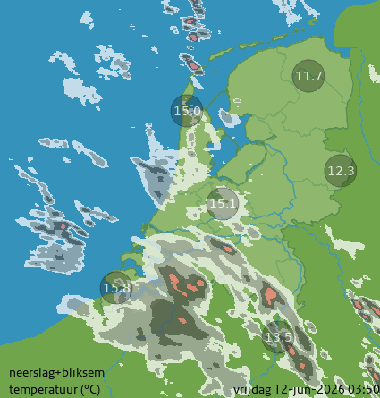 KNMI Neerslagradar